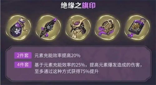 雷电将军圣遗物词条推荐