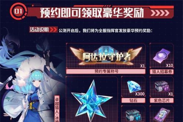 时空猎人3预约奖励有什么