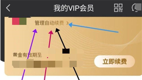 爱奇艺会员自动续费关闭方法