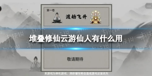 堆叠修仙云游仙人有什么用