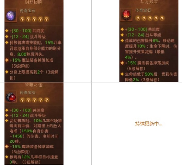 暗黑破坏神不朽宝石介绍1