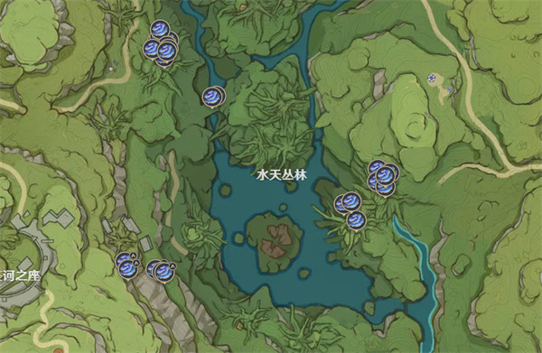 原神树王圣体菇采集点