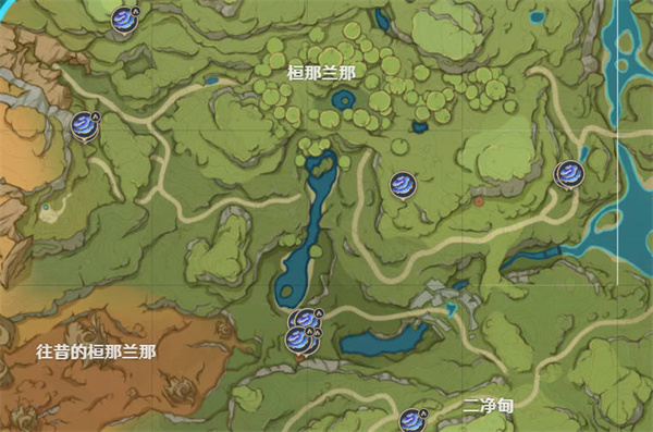 原神树王圣体菇采集路线1