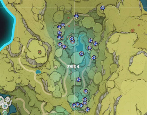 原神树王圣体菇采集路线
