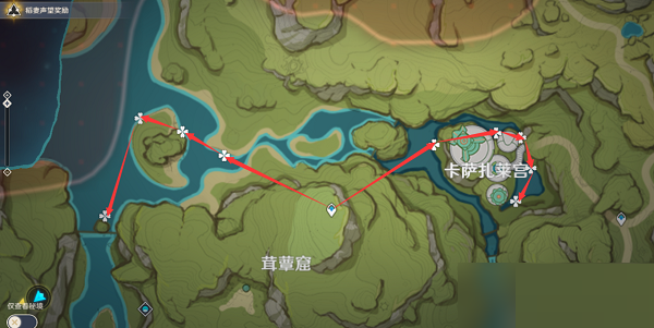 原神月莲采集点