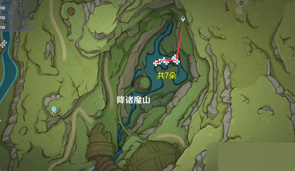 原神月莲采集路线