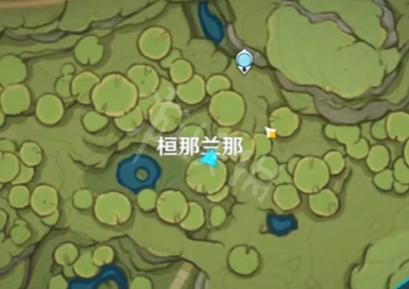 原神画中描绘的地点位置