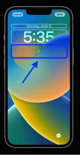 ios16锁屏小组件怎么添加