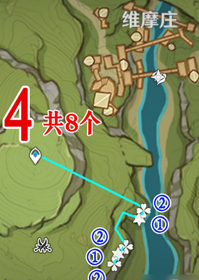 原神劫波莲位置路线一览1