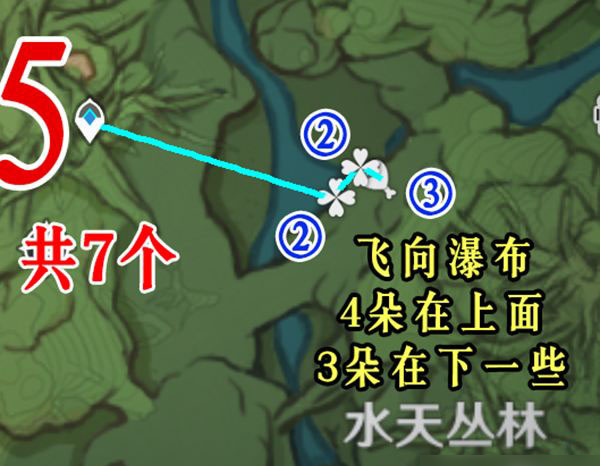 原神劫波莲采集最佳路线图