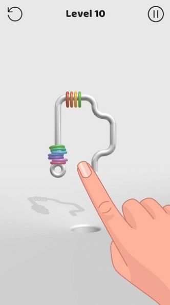 滑动套中游戏最新版(Slide Hoops)图片1