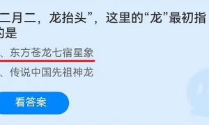 二月二龙抬头这里的龙最初指的是