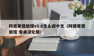 阿德莱德旅馆v1.0怎么调中文（阿德莱德旅馆 安卓汉化版）